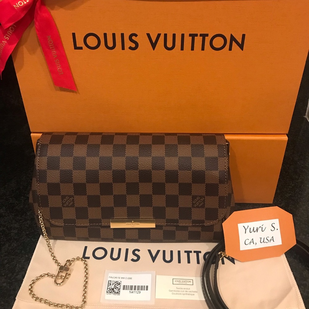 ❌SOLD❌ Louis Vuitton Favorite MM in Damier Ebene